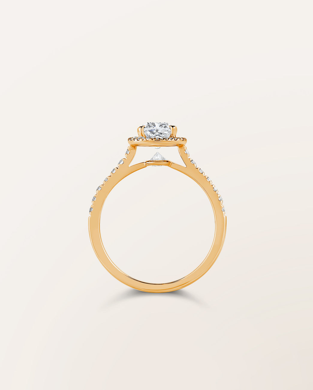 Bague Étincelle coussin 0,70 ct