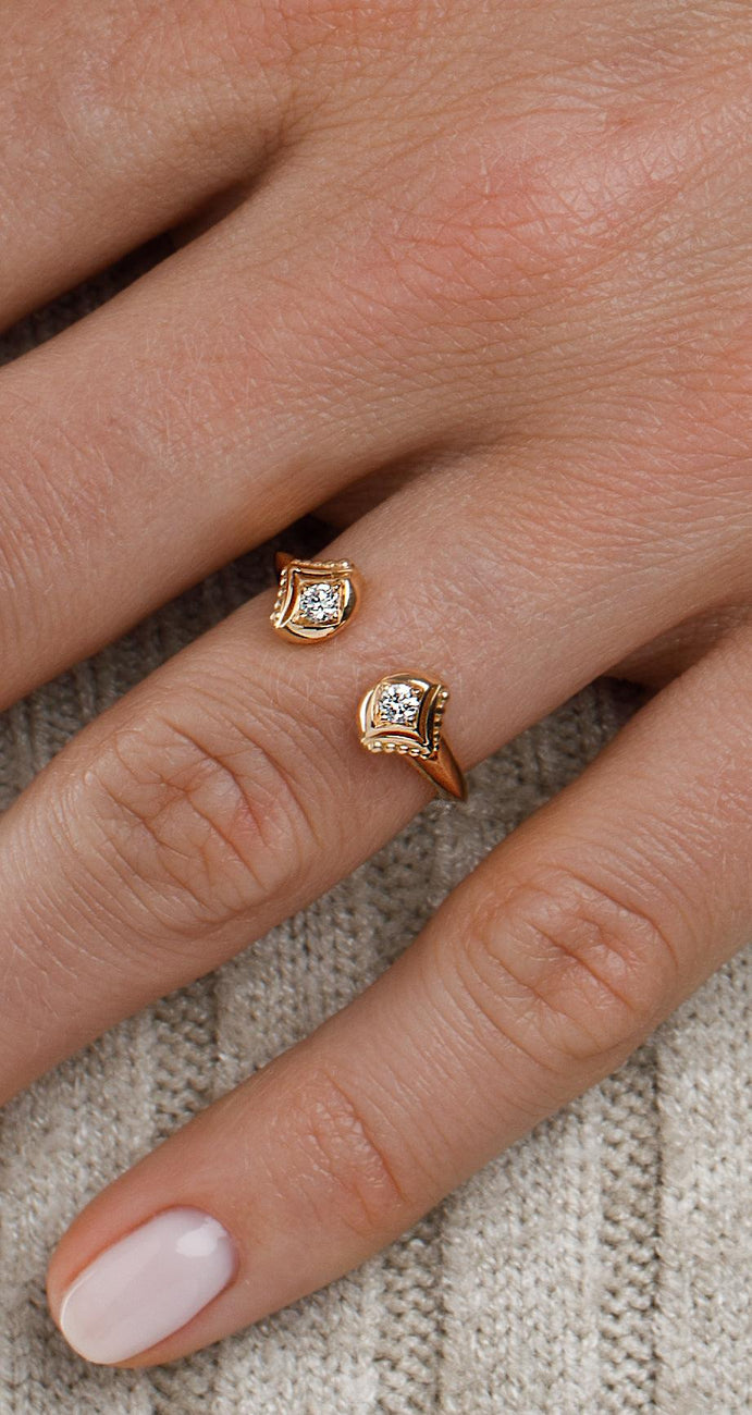 Bague Duo Ocean Beauty petit modèle - Barth Monte-Carlo