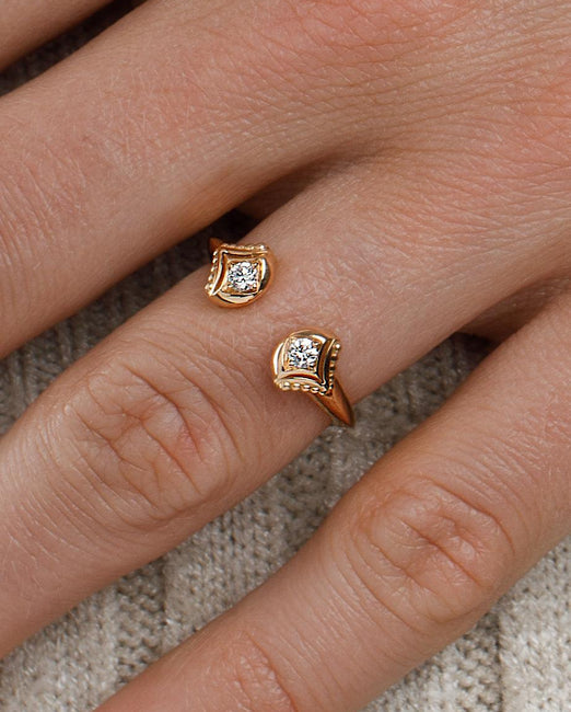 Bague Duo Ocean Beauty petit modèle - Barth Monte-Carlo