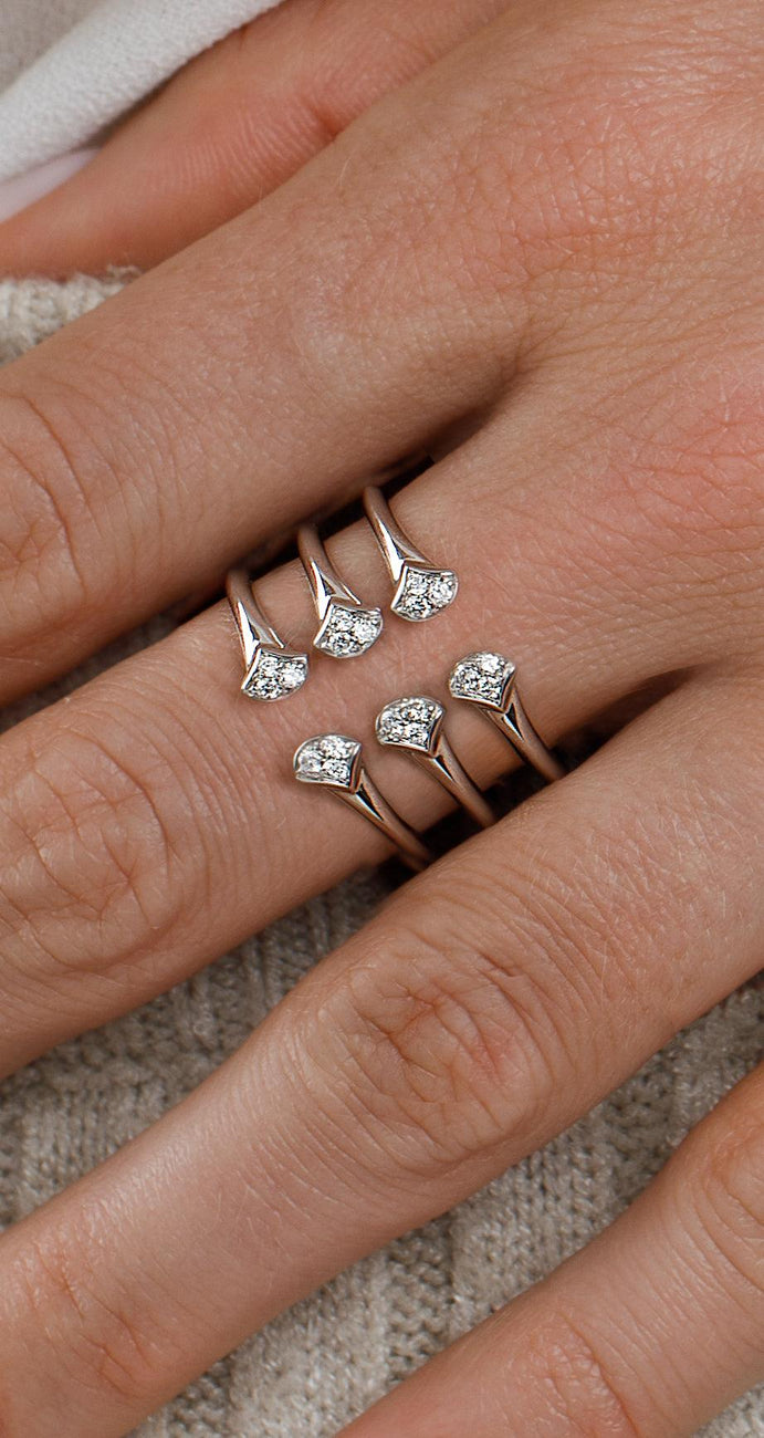 Bague trois anneaux Ocean Beauty petit modèle - Barth Monte-Carlo