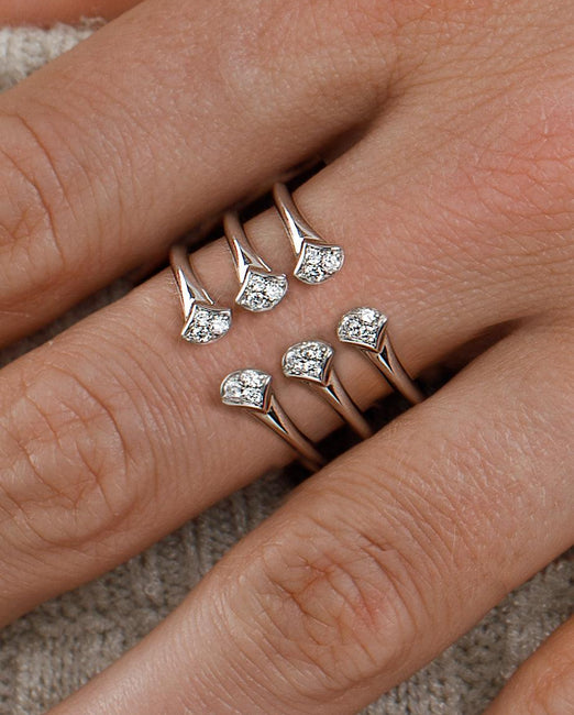 Bague trois anneaux Ocean Beauty petit modèle - Barth Monte-Carlo