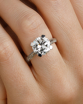 Bague Eternity Haute Joaillerie 4 carats