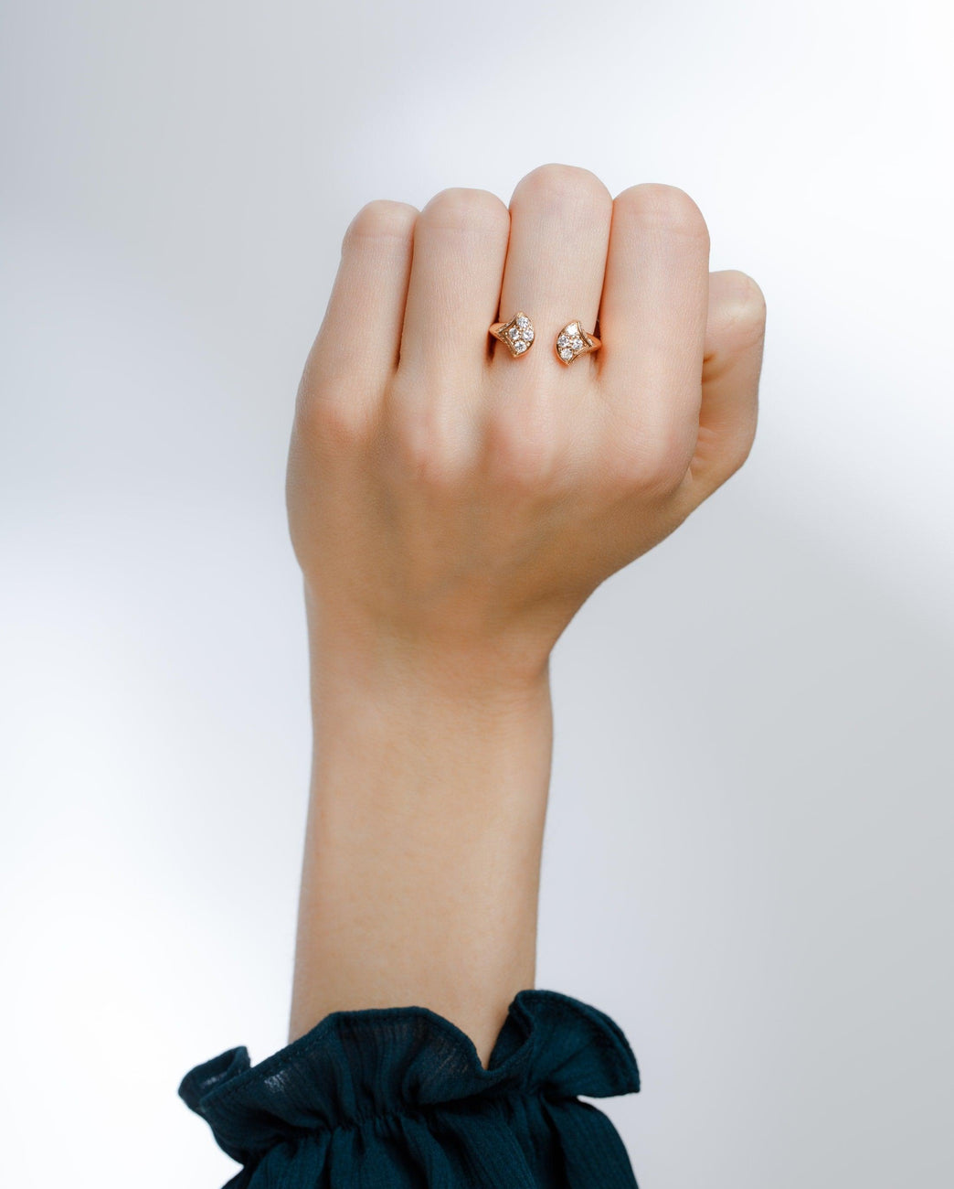 Bague Duo Ocean Beauty grand modèle - Barth Monte-Carlo