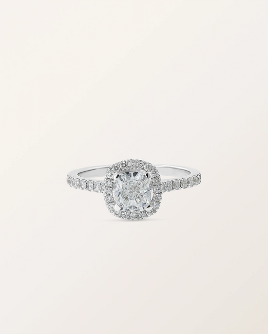 Bague Étincelle coussin 0,70 ct