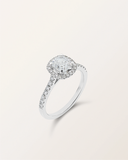 Bague Étincelle coussin 0,70 ct