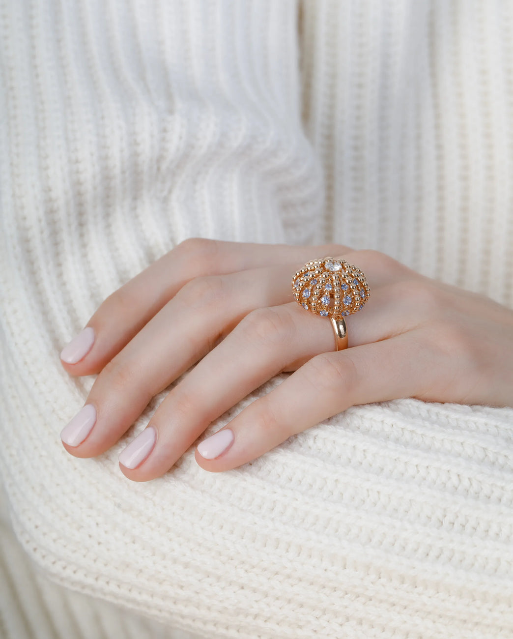 Bague Oursin grand modèle