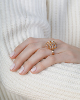 Bague Oursin grand modèle