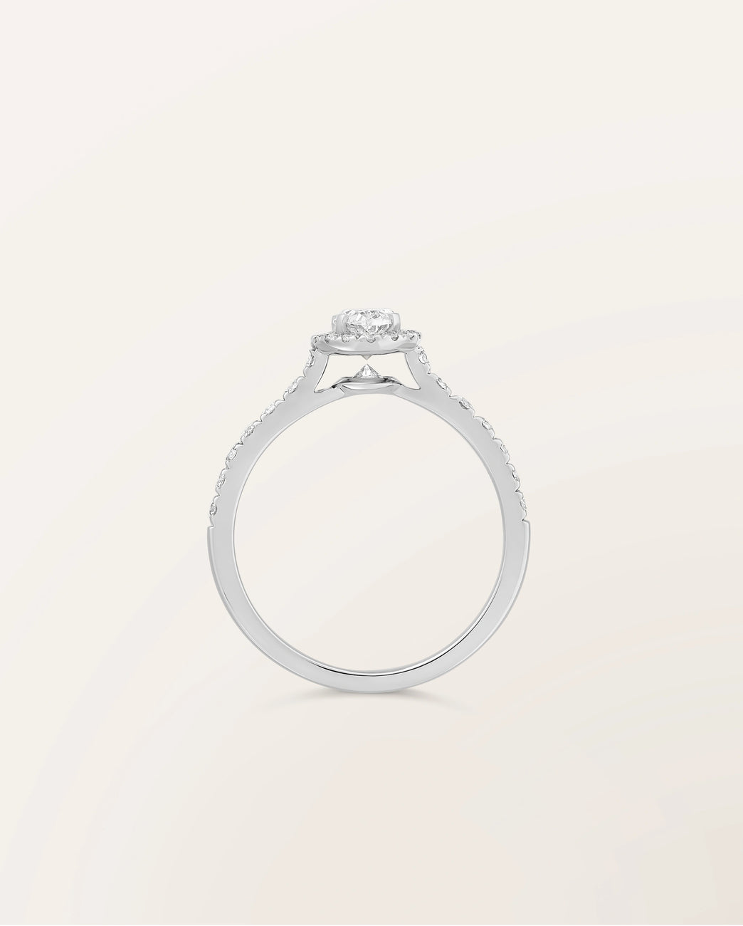 Bague Étincelle Ovale 0,30 ct