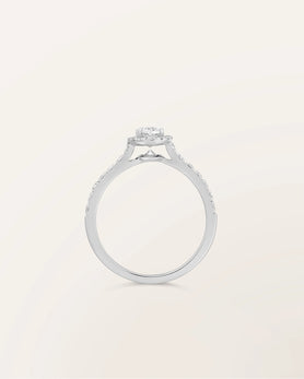 Bague Étincelle Ovale 0,30 ct