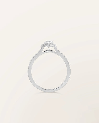 Bague Étincelle Ovale 0,30 ct