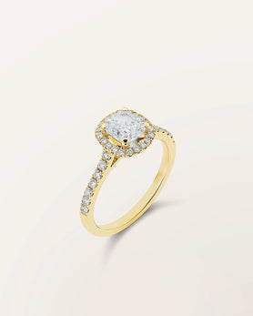 Bague Étincelle coussin 0,70 ct