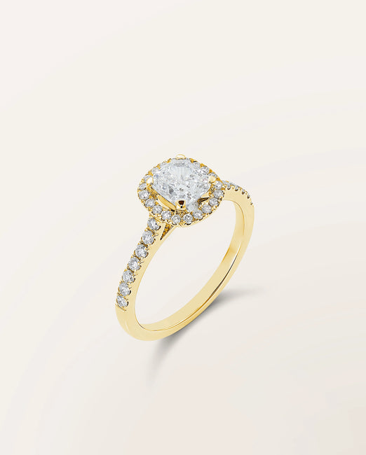 Bague Étincelle coussin 0,70 ct