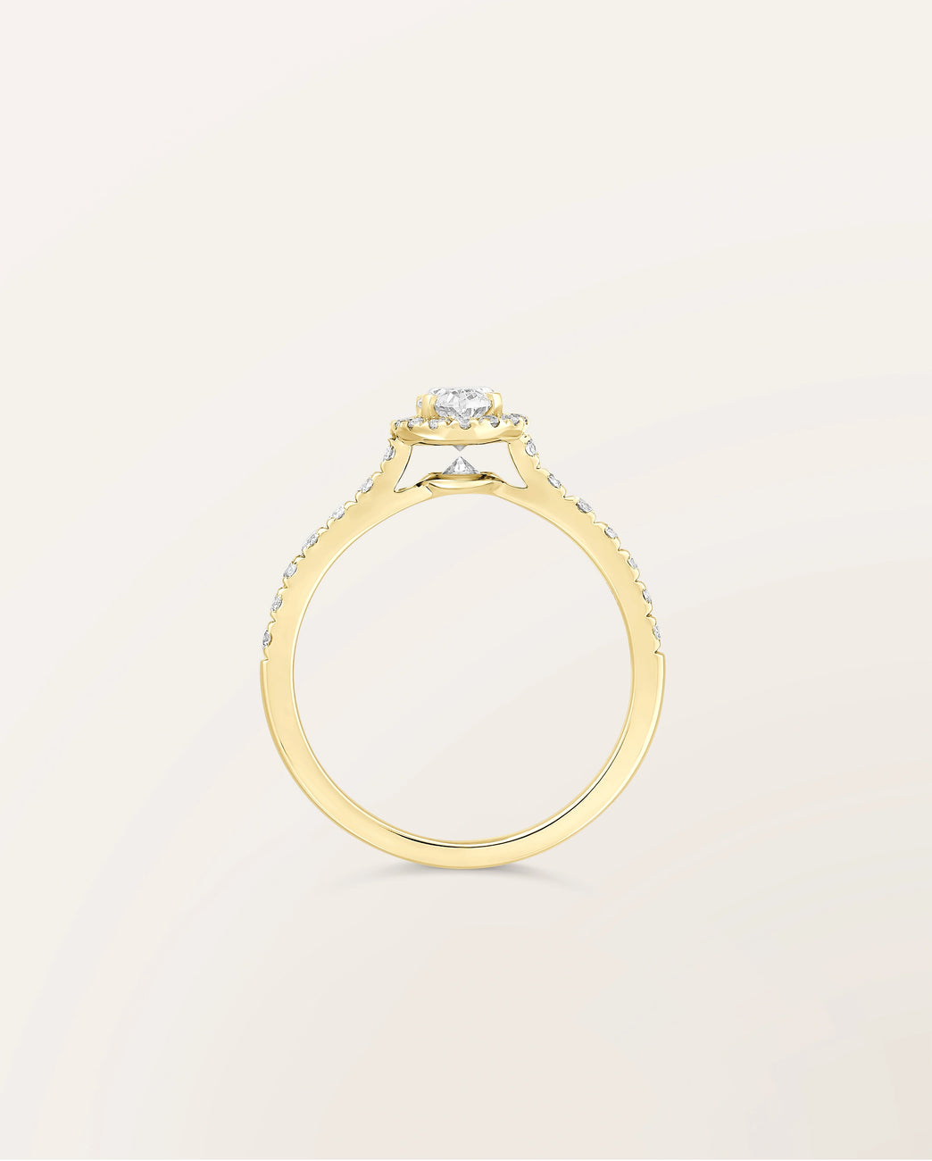 Bague Étincelle Ovale 0,30 ct