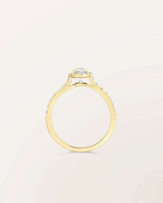 Bague Étincelle Ovale 0,30 ct