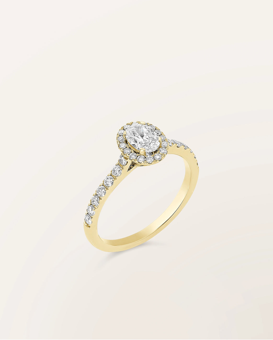 Bague Étincelle Ovale 0,30 ct
