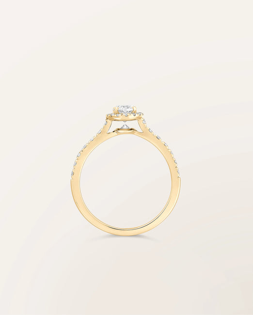 Bague Étincelle Ovale 0,30 ct