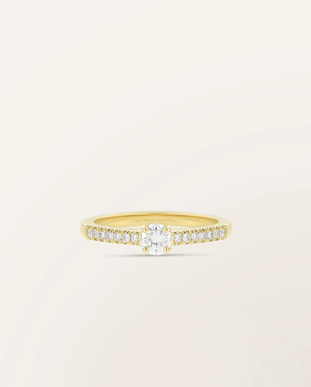 Bague The One 0,30 ct monture pavée