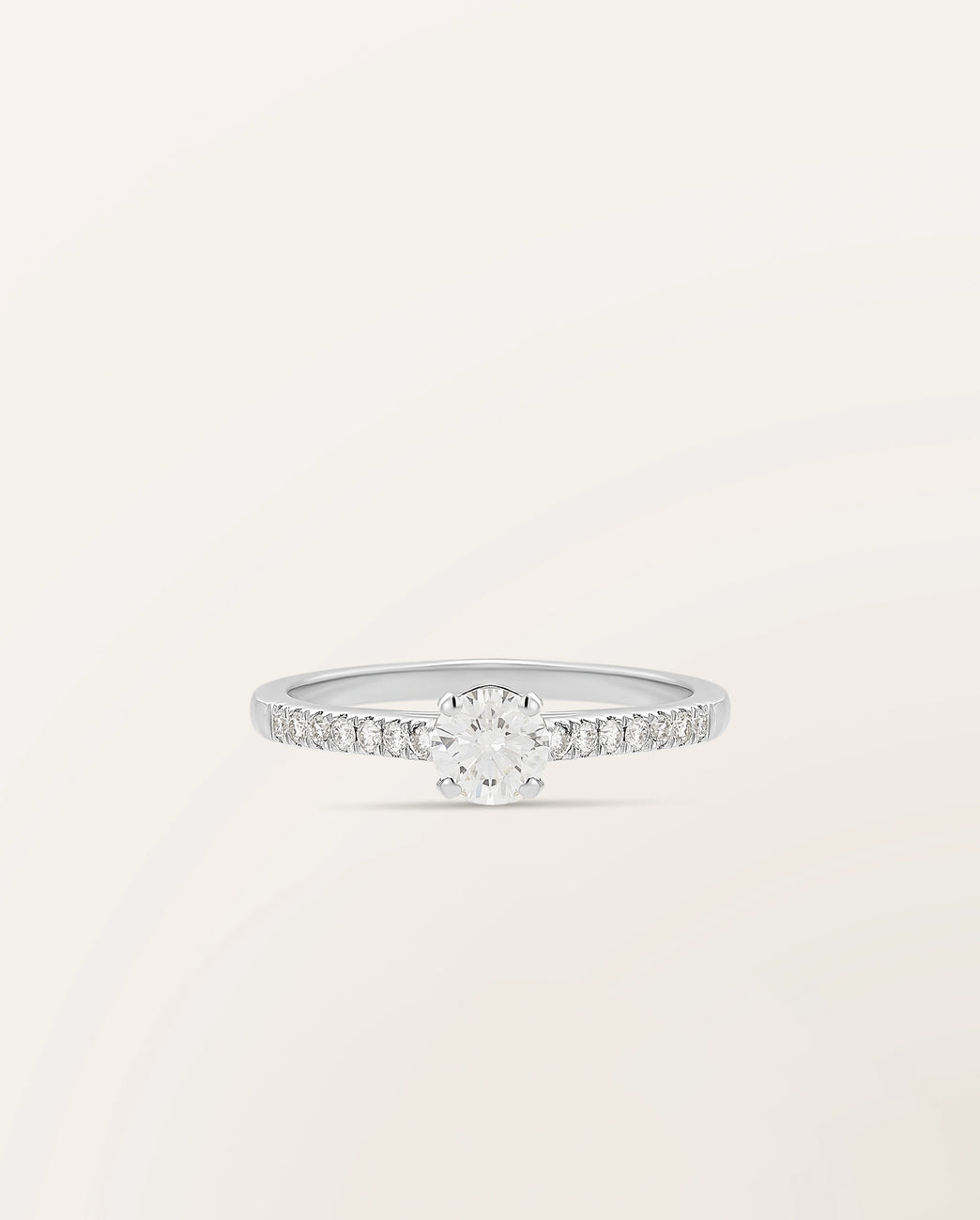 Bague The One 0,50 ct monture pavée
