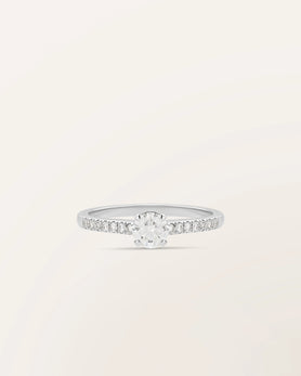 Bague The One 0,50 ct monture pavée