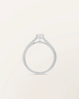 Bague The One 0,50 ct monture pavée