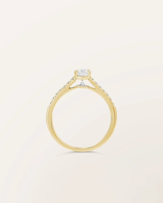 Bague The One 0,50 ct monture pavée