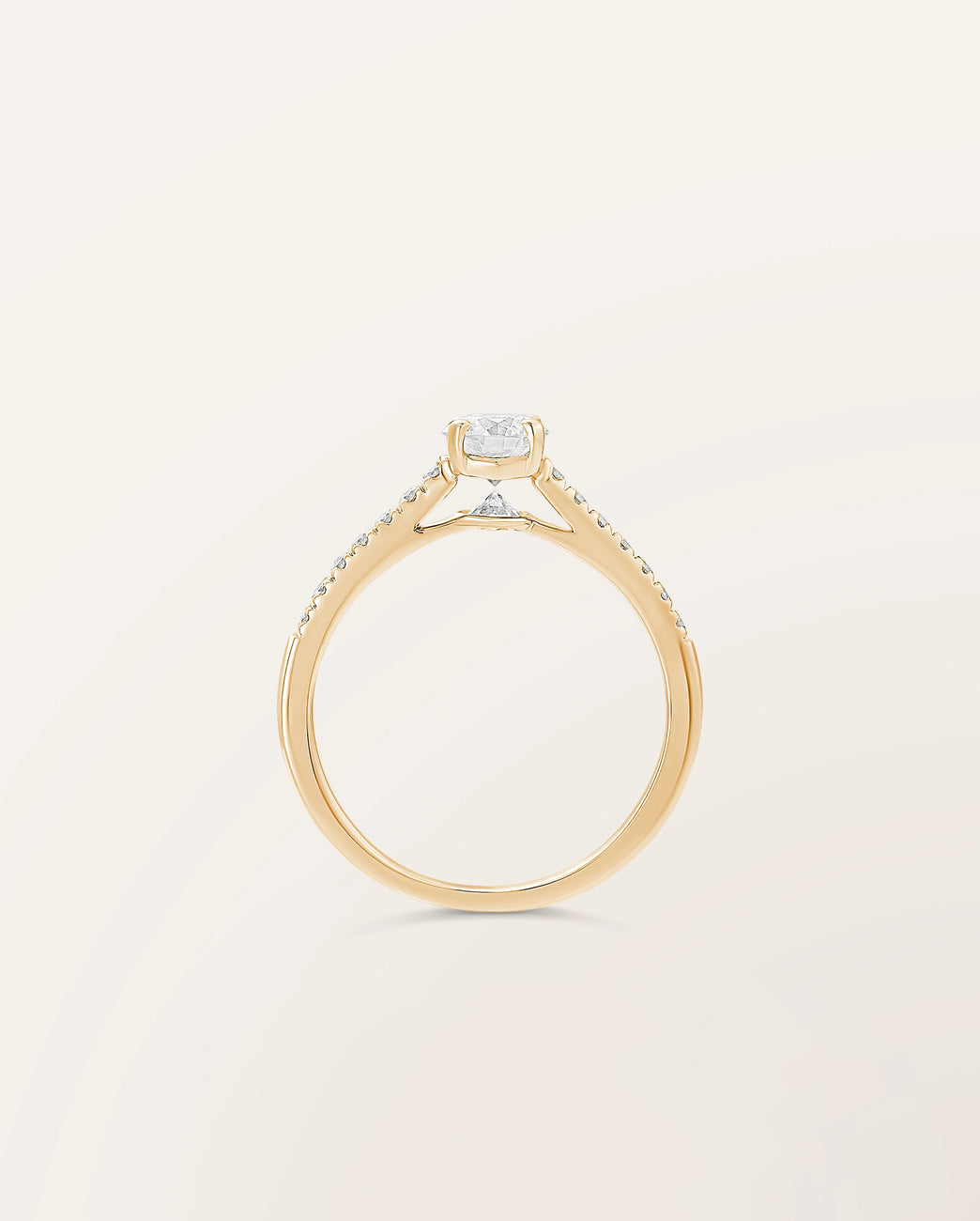 Bague The One 0,50 ct monture pavée