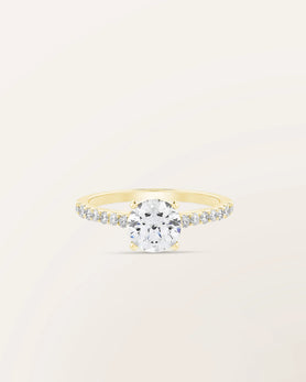 Bague The One 1,20 ct monture pavée