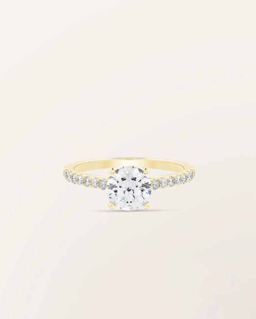 Bague The One 1,20 ct monture pavée