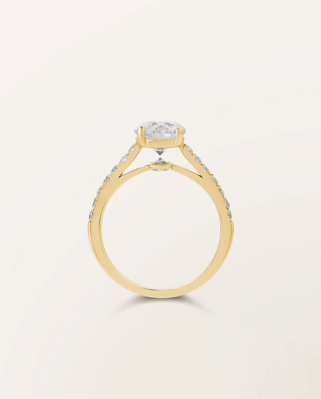 Bague The One 1,20 ct monture pavée