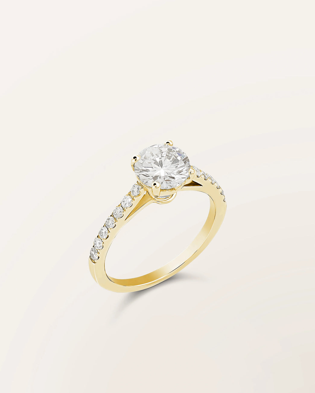 Bague The One 1,20 ct monture pavée