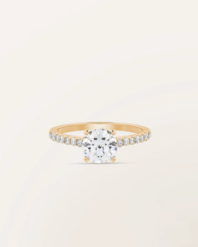 Bague The One 1,20 ct monture pavée