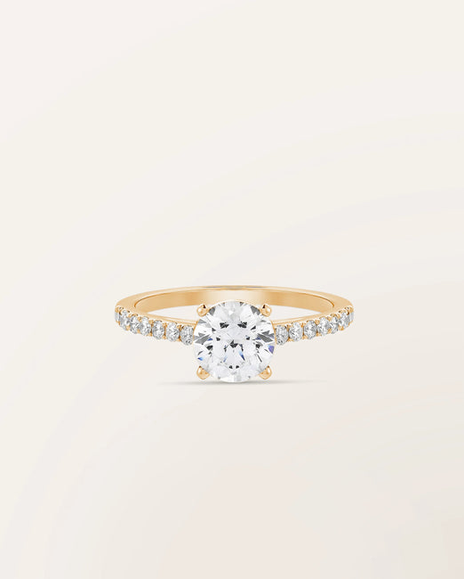 Bague The One 1,20 ct monture pavée