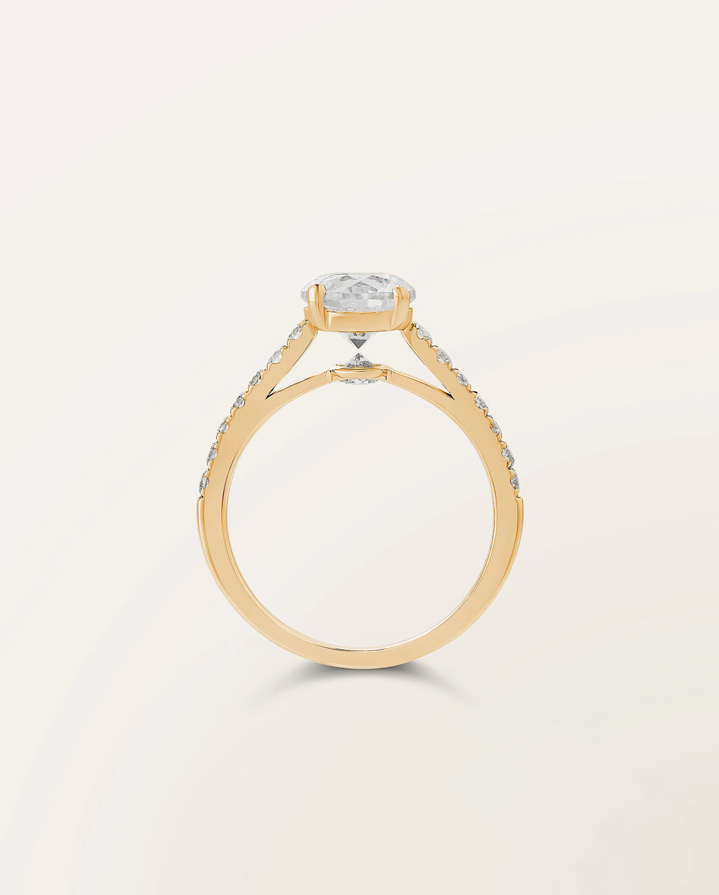 Bague The One 1,20 ct monture pavée