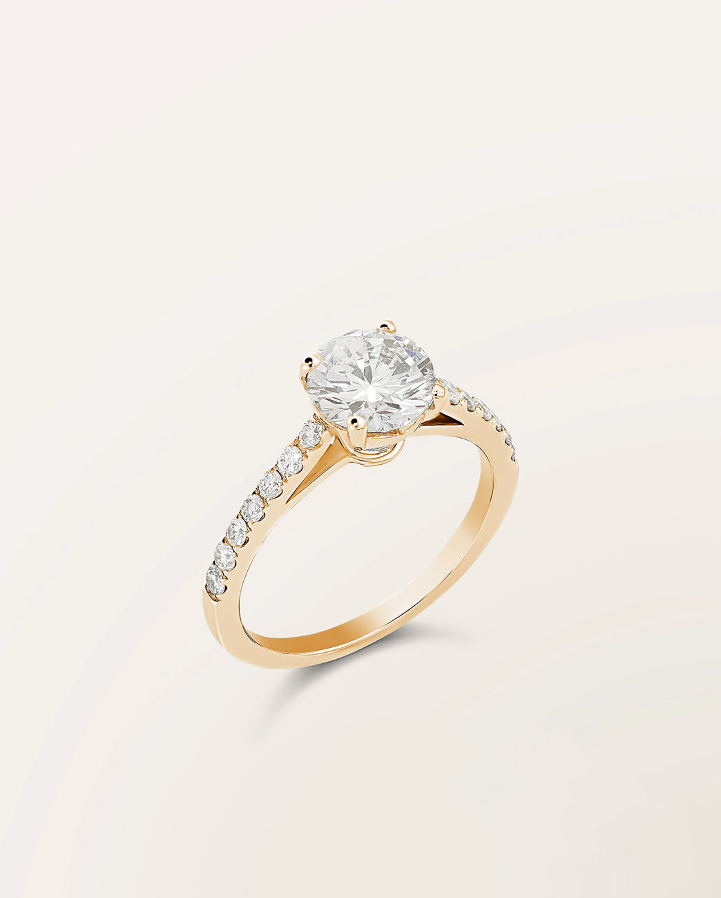 Bague The One 1,20 ct monture pavée