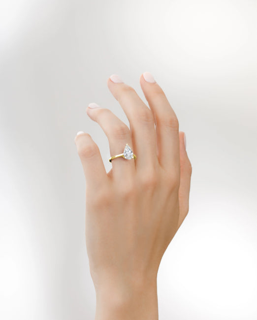 Bague The One diamant poire 2 carats
