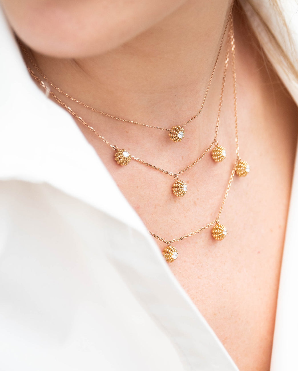 Pendentif 5 minis Oursins - Barth Monte-Carlo