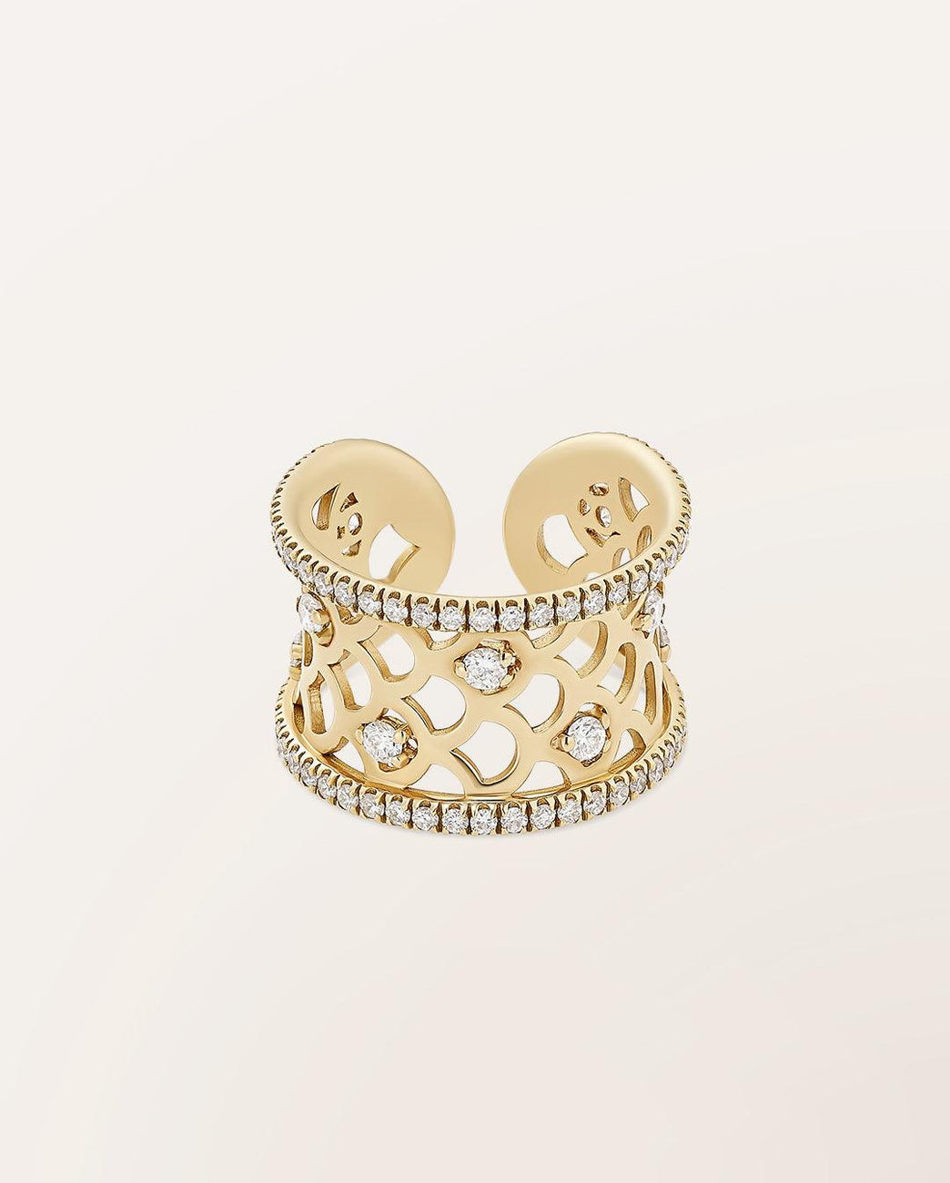 Bague Ecailles moyen modèle - Barth Monte-Carlo