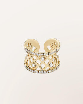 Bague Ecailles moyen modèle