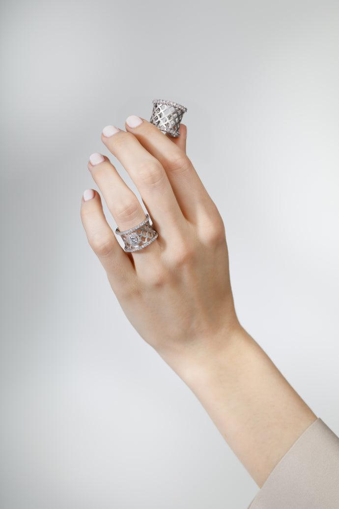 Bague Ecailles moyen modèle - Barth Monte-Carlo