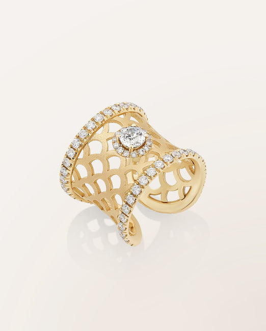 Bague Ecailles grand modèle - Barth Monte-Carlo