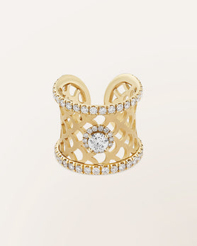 Bague Ecailles grand modèle