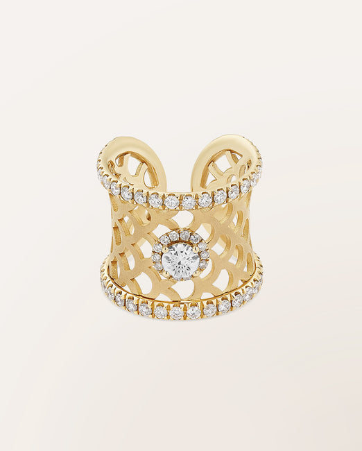 Bague Ecailles grand modèle - Barth Monte-Carlo