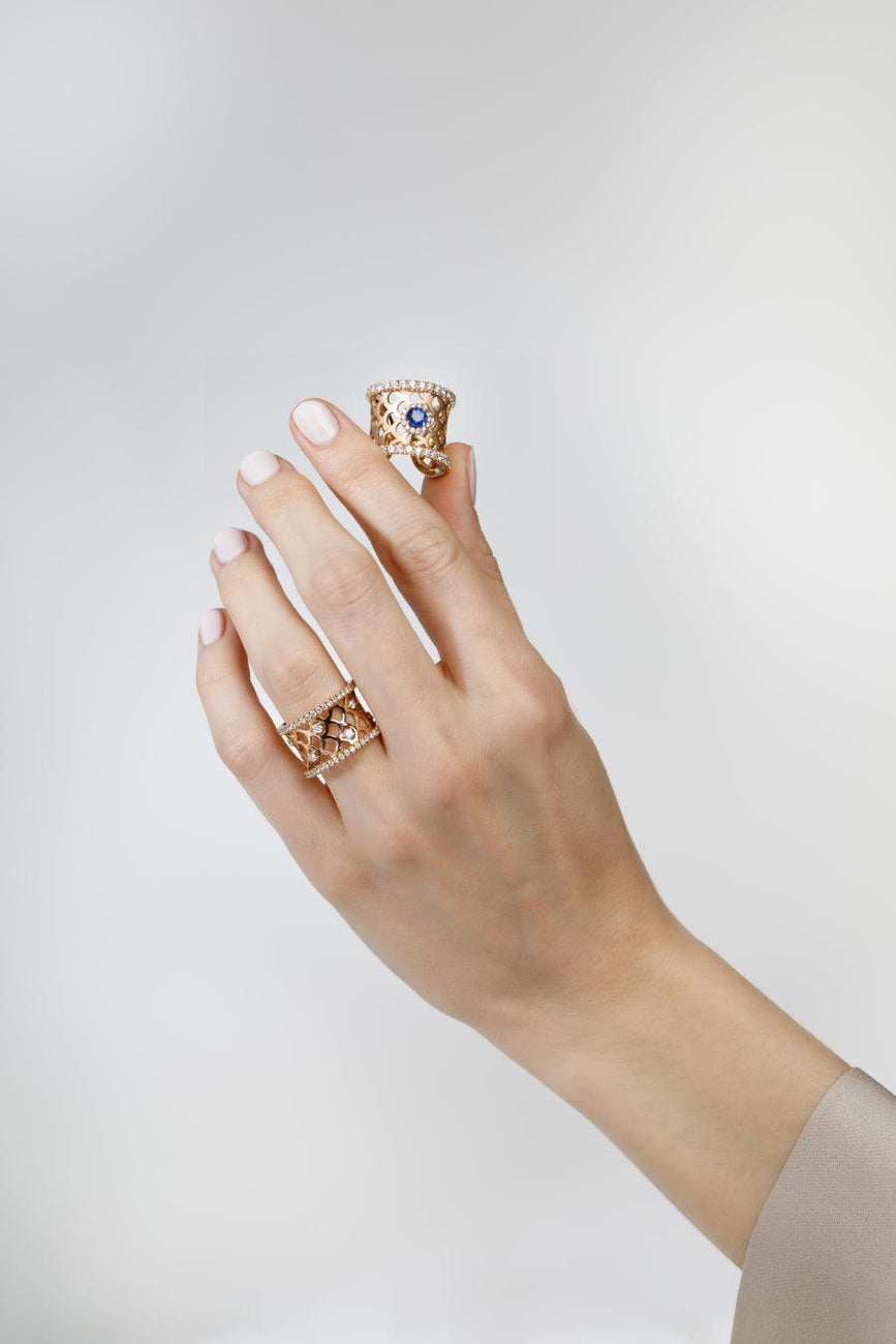 Bague Ecailles grand modèle - Barth Monte-Carlo