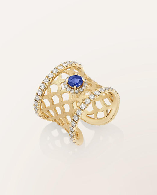 Bague Ecailles grand modèle - Barth Monte-Carlo