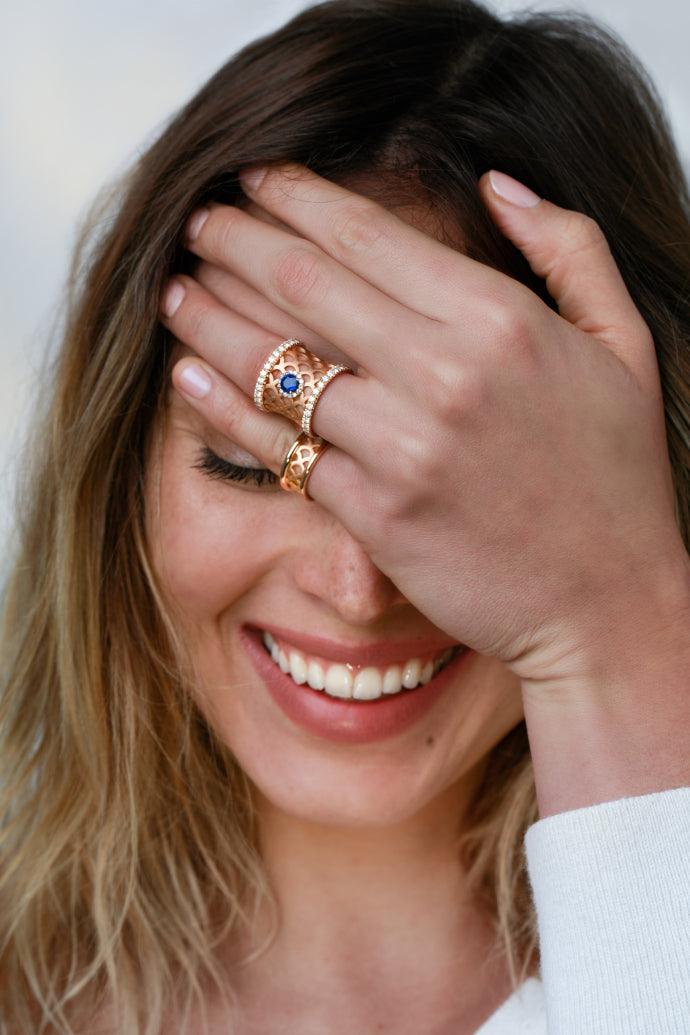 Bague Ecailles grand modèle - Barth Monte-Carlo