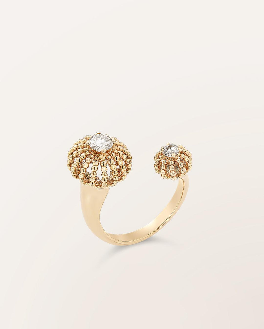 Bague Duo petit et mini Oursins - Barth Monte-Carlo