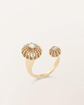 Bague Duo petit et mini Oursins