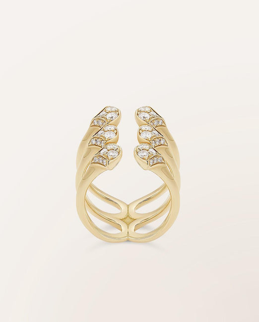 Bague trois anneaux Ocean Beauty grand modèle - Barth Monte-Carlo