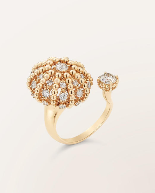 Bague Duo Oursin grand modèle - Barth Monte-Carlo