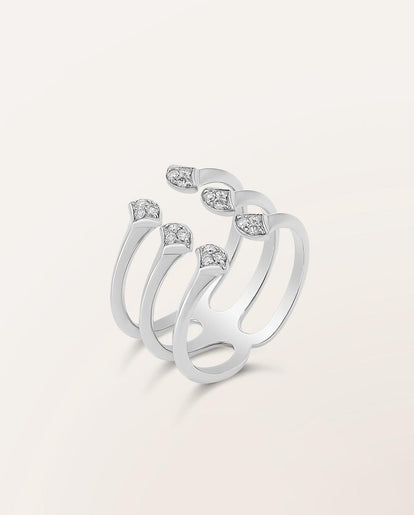 Bague trois anneaux Ocean Beauty petit modèle - Barth Monte-Carlo